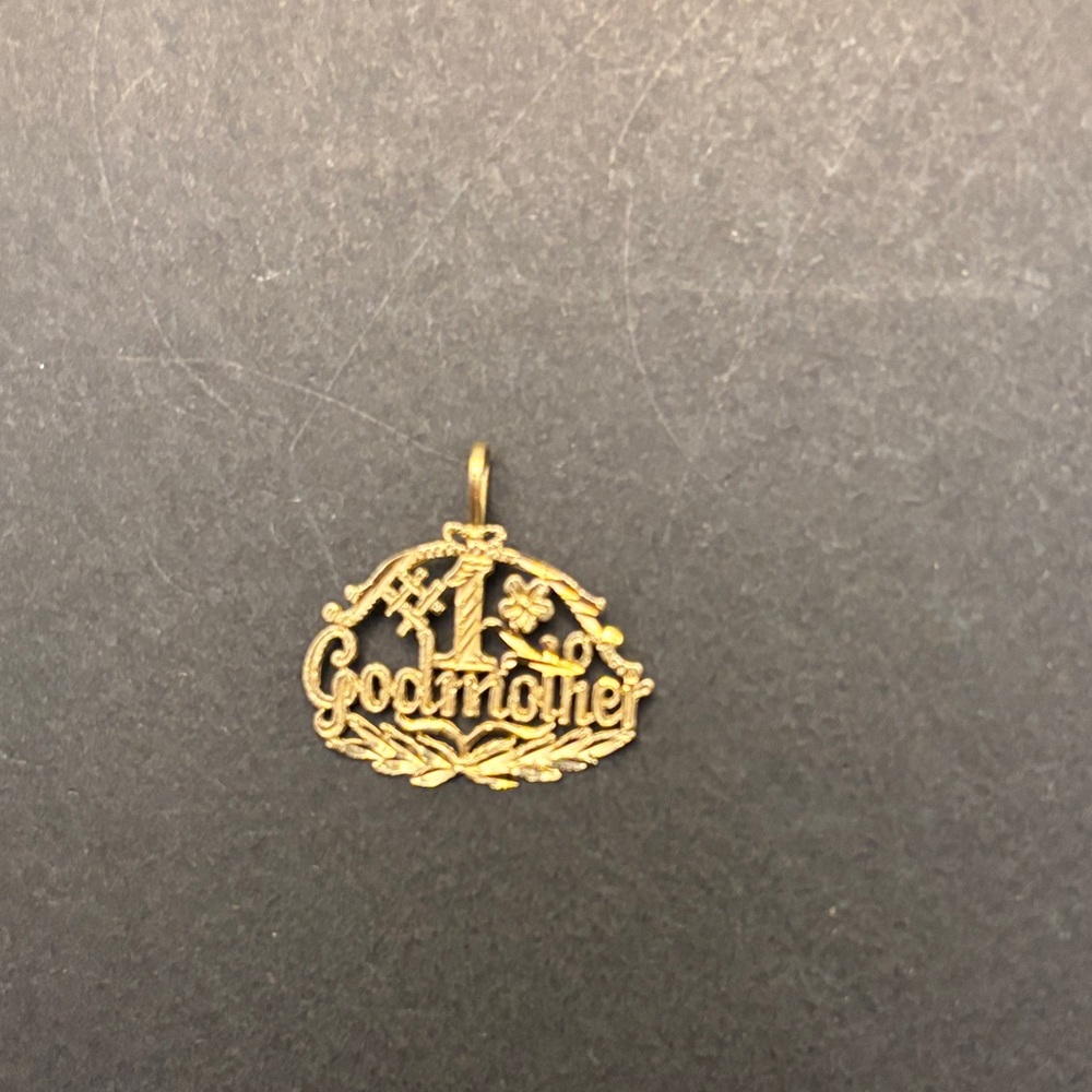 Gold Godmother Pendant Charm